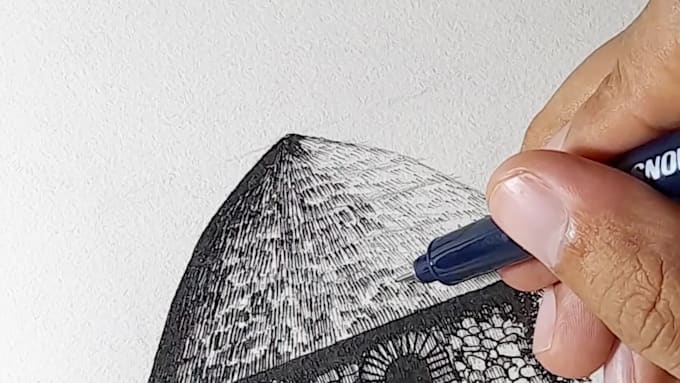 draw hand drawn rustic label illustrations