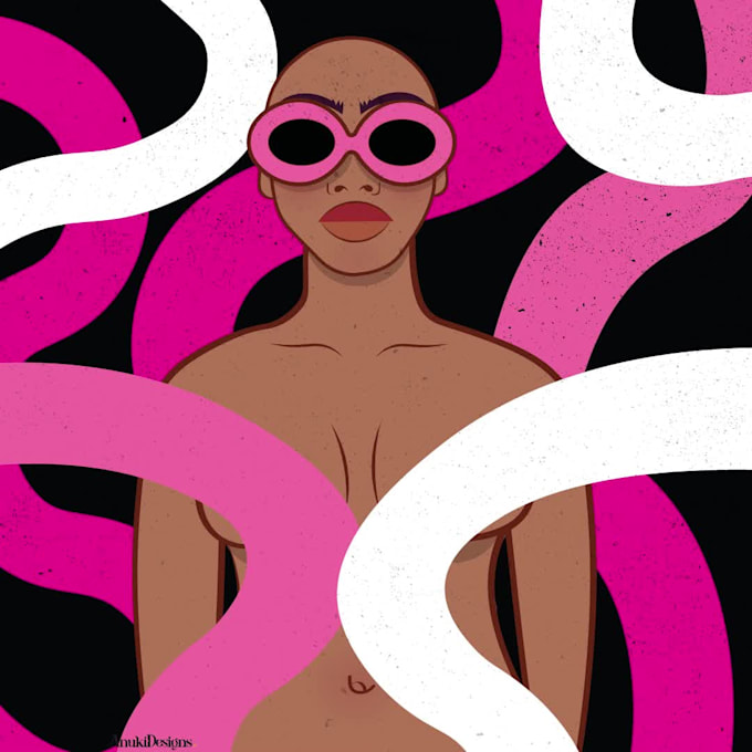 create fun and vibrant illustrations for you