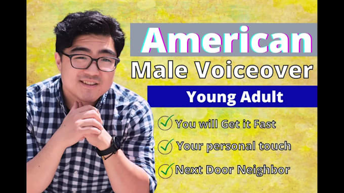 record a professional american male voiceover