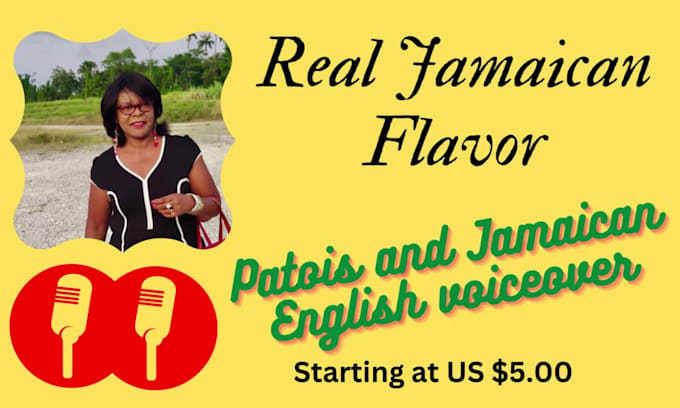 be your flavored jamaican voiceover specialist