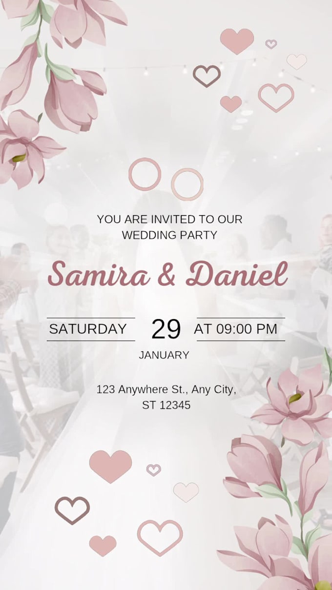 design a beautiful invitations card