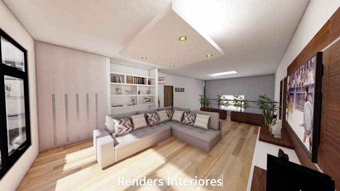 Make your projects in 2d or 3d plans using autocad or revit, renders of ...