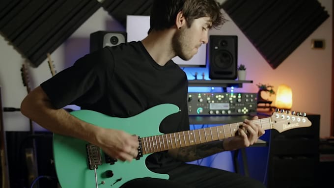 be your professional electric guitar player