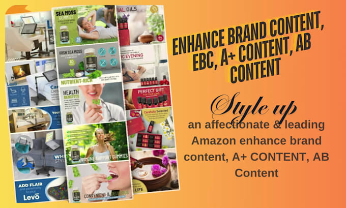 design amazon store front design, enhance brand content ebc , ab plus content