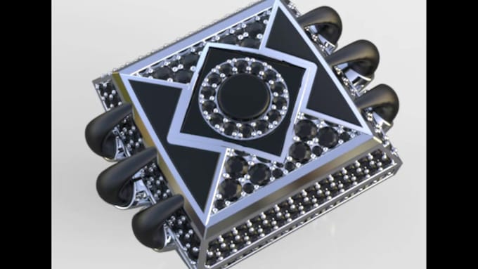 create a ring design for you and 3d jewelry design
