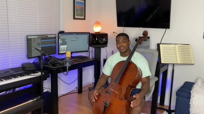 Hire a freelancer to come up with and record cello parts for your music