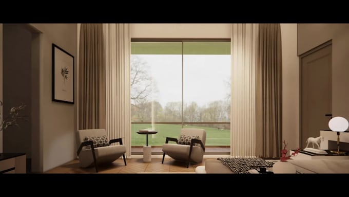 do realistic interior design renders