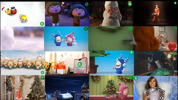 customize funny christmas greeting video