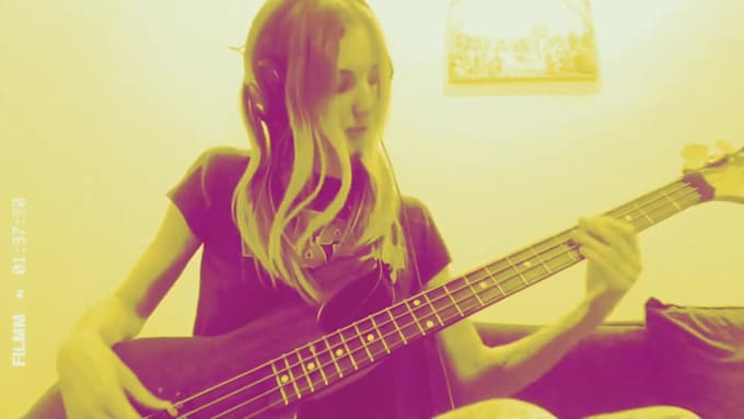 record professional level bass guitar