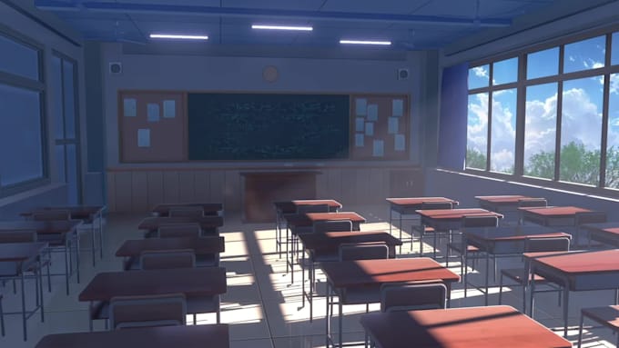 create stunning 3d anime style backgrounds for your project