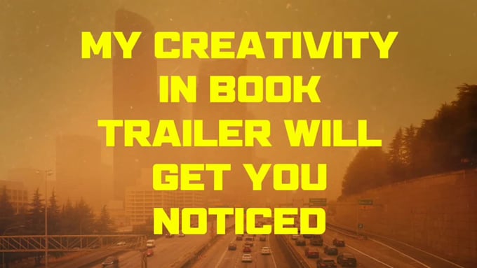create a cinematic book trailer video
