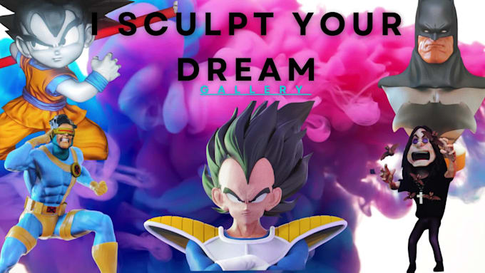 sculpt custom 3d models for 3d printing