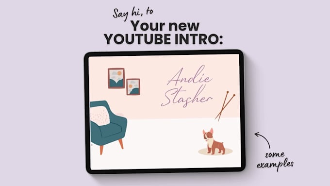 create an engaging animated youtube intro