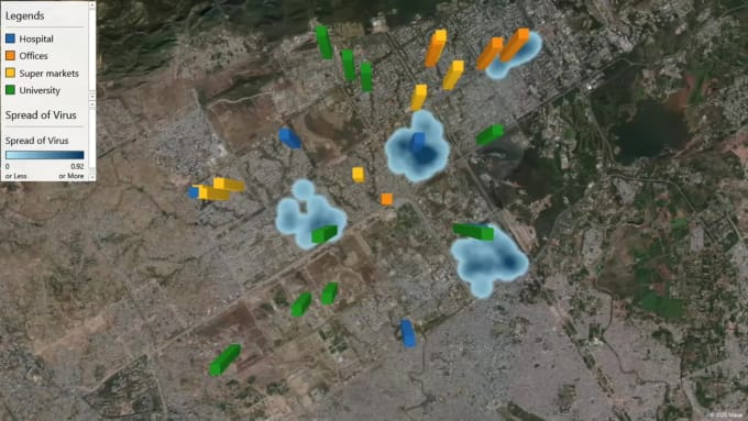 Create interactive heat map visualization by Moinhaider1 | Fiverr