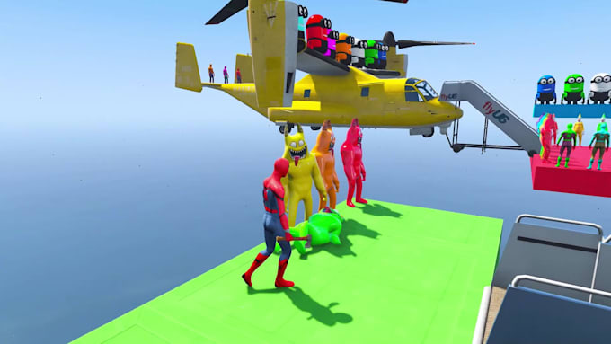 create minion and ramp gameplay gta 5 short and long video