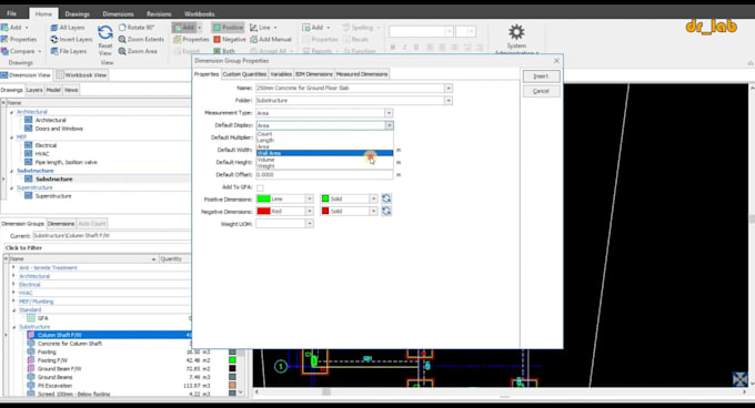 do quantity extraction, boq using costx and planswift