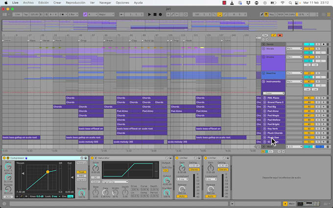 finalize your melodic techno project in ableton live