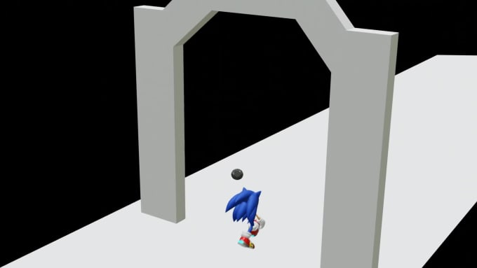 i made a sonic model in the roblox style (i used blender) : r