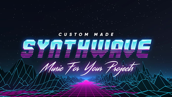 produce synthwave retrowave music for you