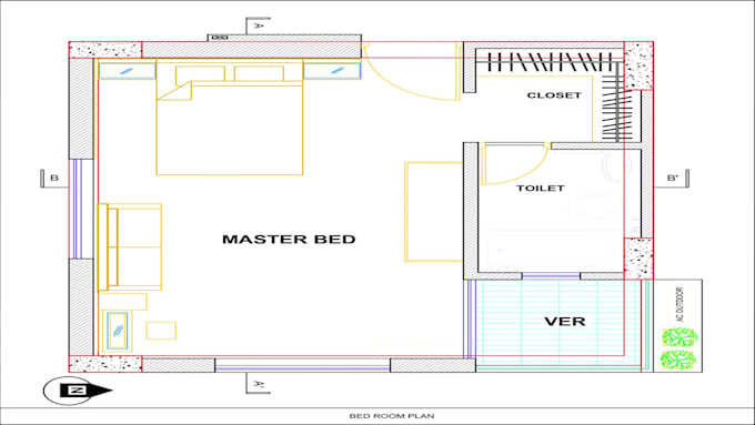 drawing 2d floor plan