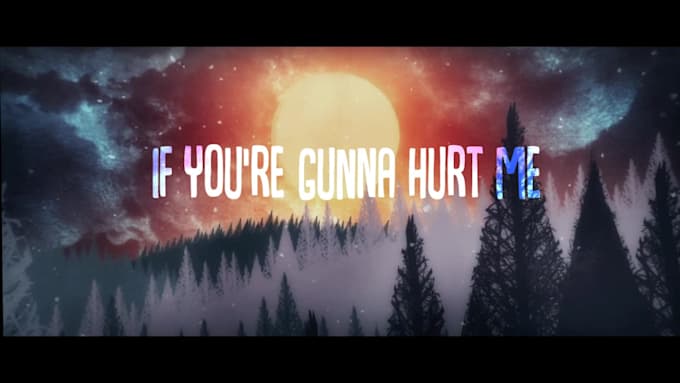 create awesome animated lyric video for your song