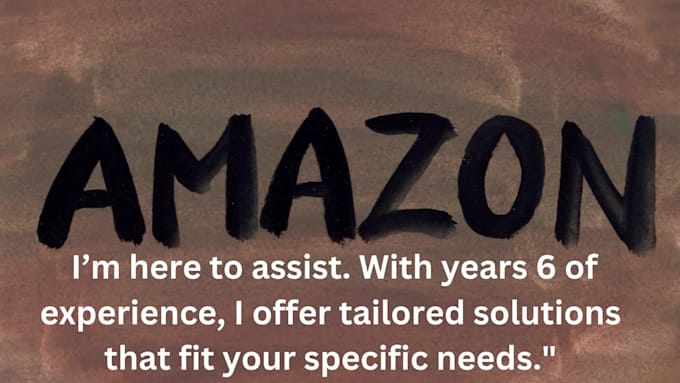 amazon virtual assistant listings, research and support