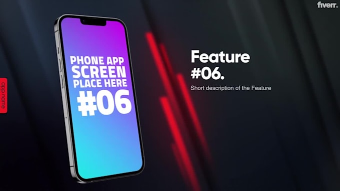 create a modern and stylish mobile app promo video