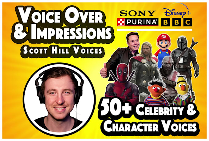 record a celebrity or character voice impression