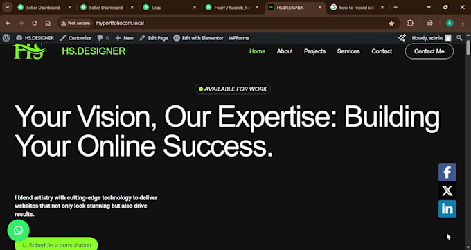 build a modern mobile friendly website for your business