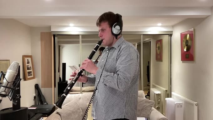 record improvised solos on clarinet