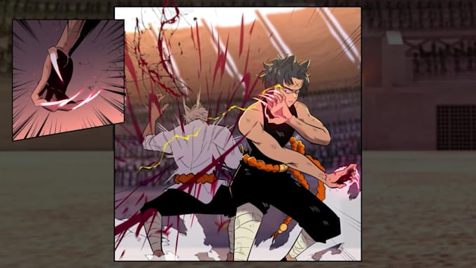 draw professional quality webtoon