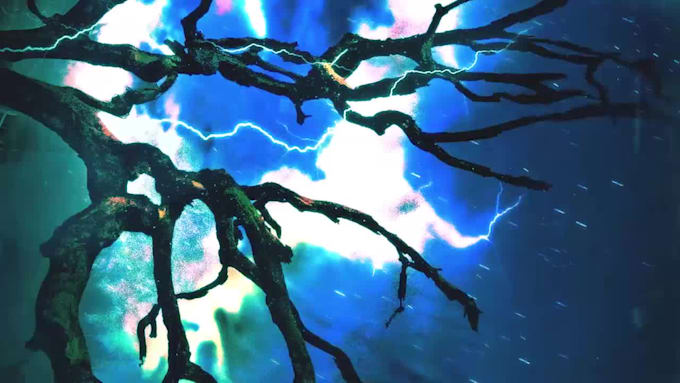 create metal or pop song lyric video