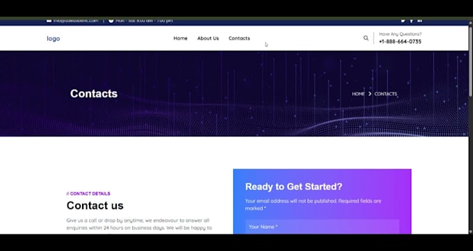 design a modern react sales website with UI animations
