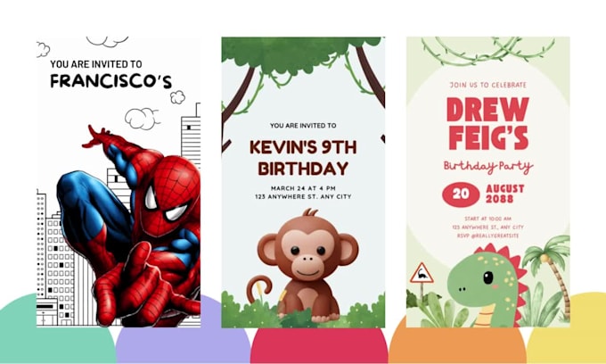 make a digital or animated birthday invitation