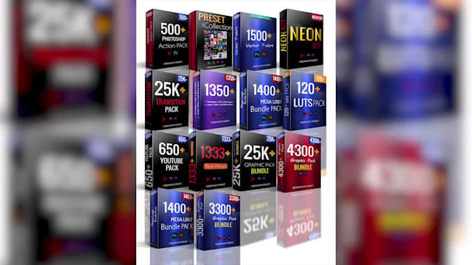 give lightroom presets, luts, color grading, ae, pr presets