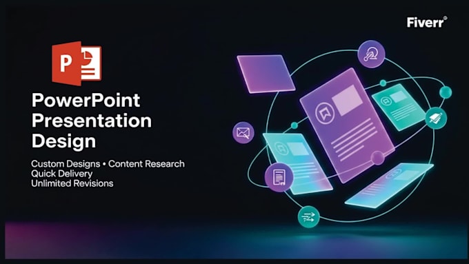 create professional powerpoint presentation design, redesign, pitch deck, slides
