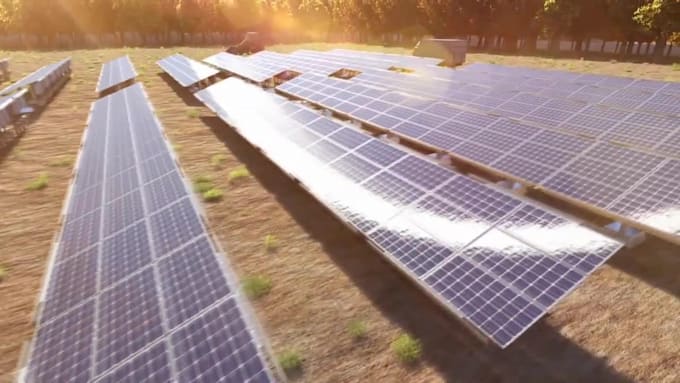 create an amazing solar panel energy or power promo video