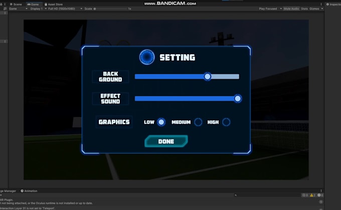 Develop vr games using unity3d and oculus quest2 by Faizalwafi