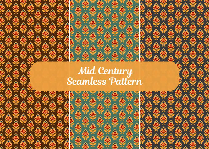 create retro, modern, geometric seamless pattern