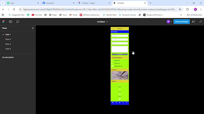 design a responsive app or website in figma