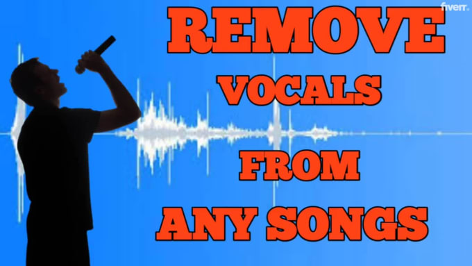 Remove vocals or background music from your audio or video by  Abderrahmaneboc | Fiverr