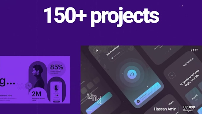 Create mobile app uiux dashboard web uiux and landing page uiux in ...