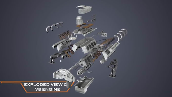 do realistic 3d model product animation