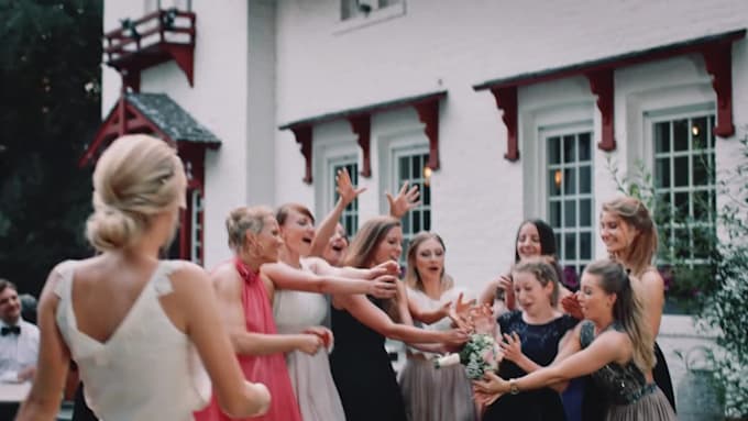 wedding video editing and cinematic color grading