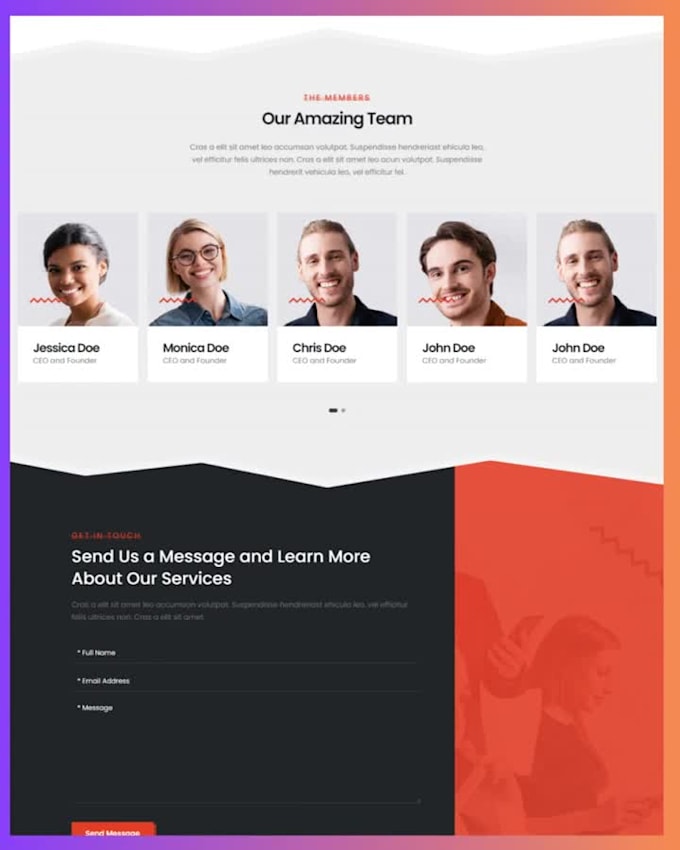 create wordpress website for consulting company