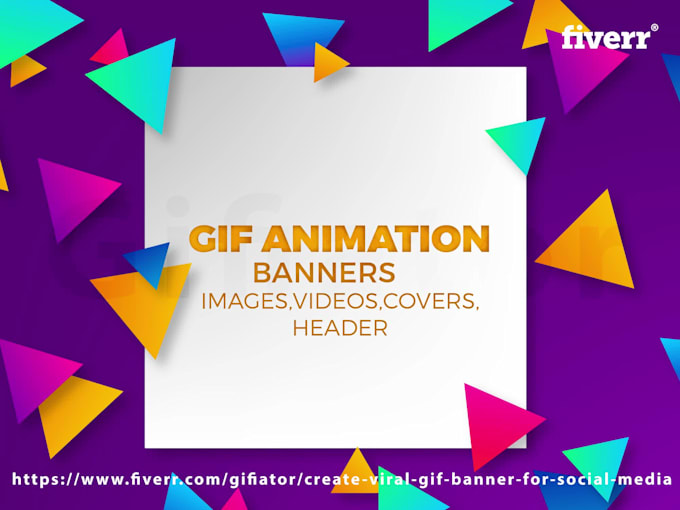 Create viral gif banner for social media in 24 hours by Gifiator | Fiverr