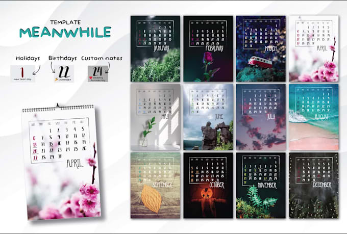create your own custom calendar ready to print