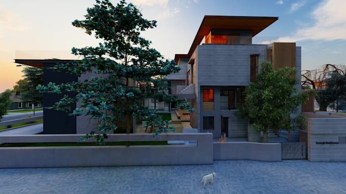 design house exterior and renovation