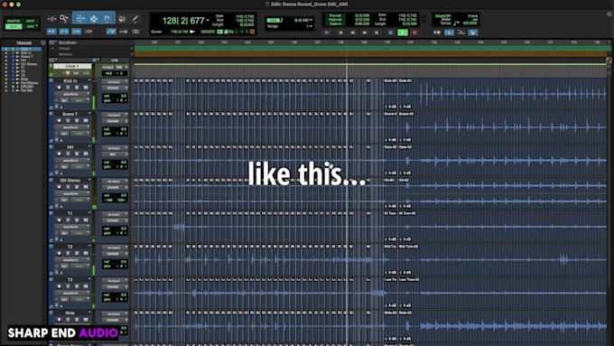 edit your drums manually with close attention to detail