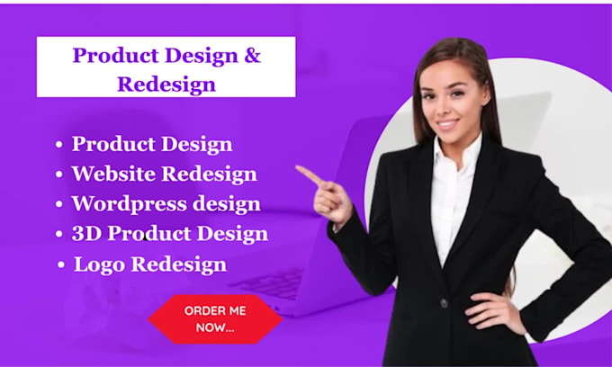 design 3d product wordpress website powerpoint canva logo redesign with figma